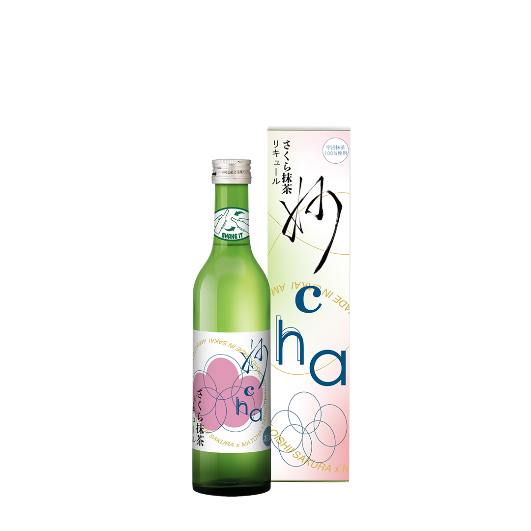 Myo-cha liqueur "Sakura Matcha"