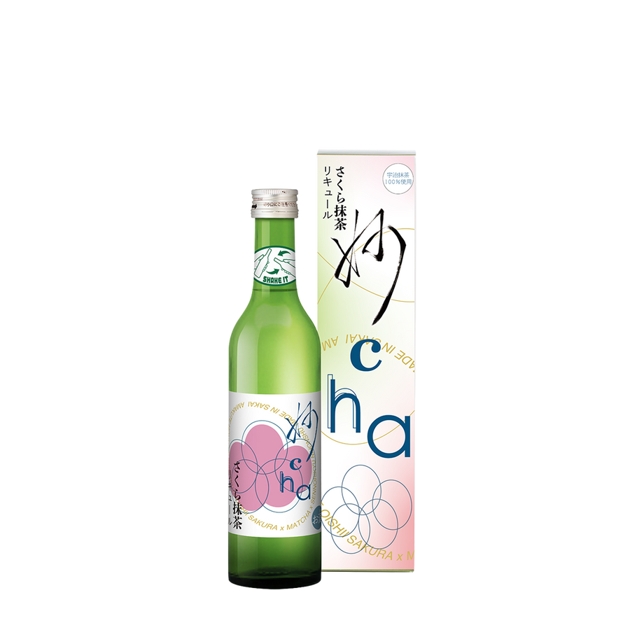 Myo-cha liqueur "Sakura Matcha"